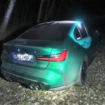 BMW M3 Competition odnalezione w polu przy polsko-litewskiej granicy
