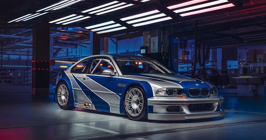 BMW M3 GTR z kultowej odsłony serii Need for Speed - Most Wanted (2005 rok) w swojej rzeczywistej wersji /materiały prasowe