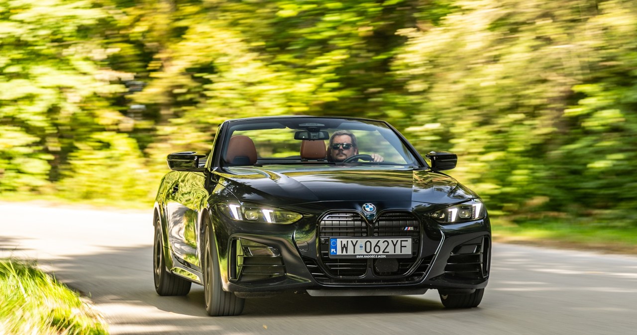 BMW M440i xDrive Cabrio dobrze sprawdza się jako auto do szybkiej, jak i zrelaksowanej jazdy /Michał Jaroń