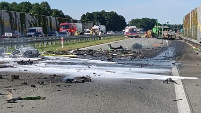 Bmw stanęło w płomieniach. Tragiczny wypadek na S8