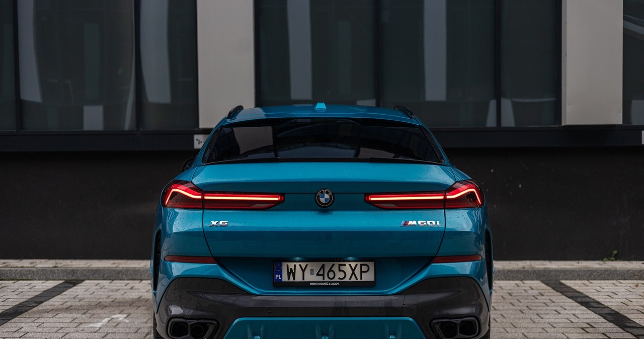 BMW X6 M60i ma bardzo masywny tył /Karol Tynka /INTERIA.PL