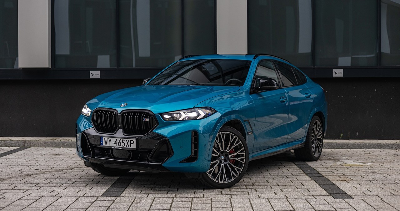 BMW X6 M60i po liftingu najbardziej zmieniło się z przodu /Karol Tynka /INTERIA.PL