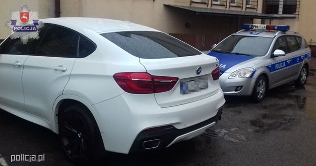 BMW X6 zostało zabezpieczone przez policję /Informacja prasowa