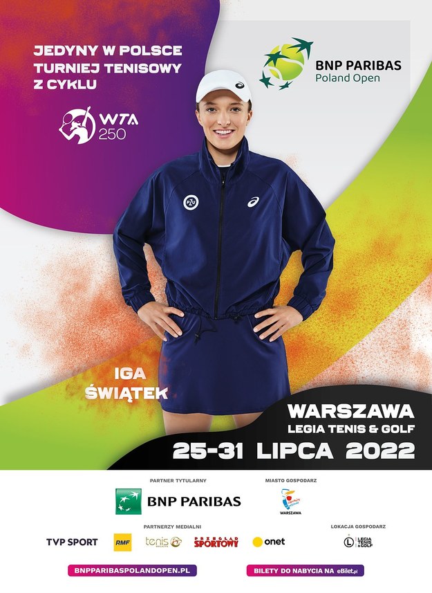 BNP Paribas Poland Open. Turniej tenisowy WTA 250 zmienia lokalizację /Materiały prasowe