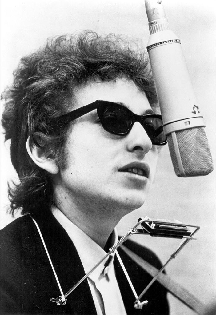 Bob Dylan nagrywający w Nowym Jorku w 1965 roku. /Michael Ochs Archives /Getty Images