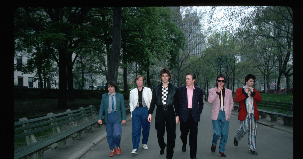 Bob Geldof z zespołem Boomtown Rats /Lynn Goldsmith/Corbis/VCG /Getty Images