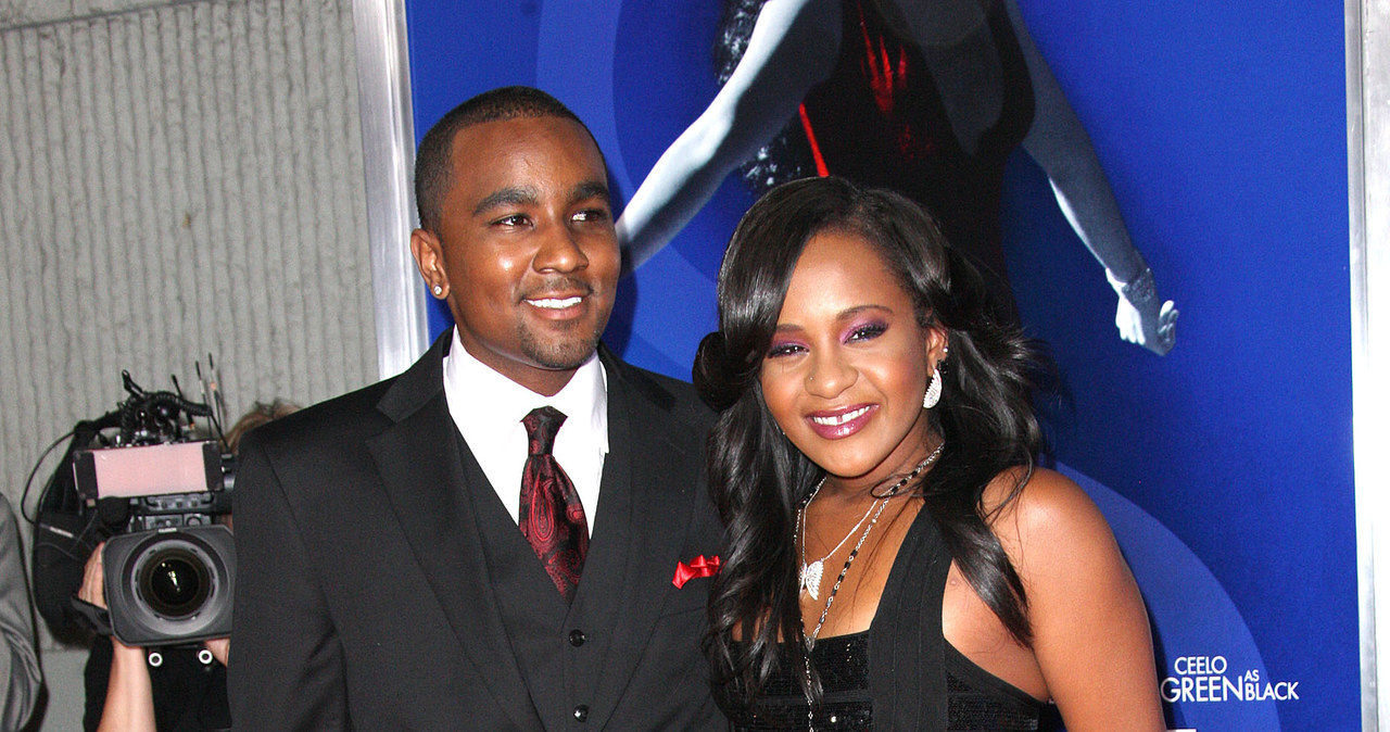 Bobbi Kristina Brown z mężem /Frederick M. Brown /Getty Images