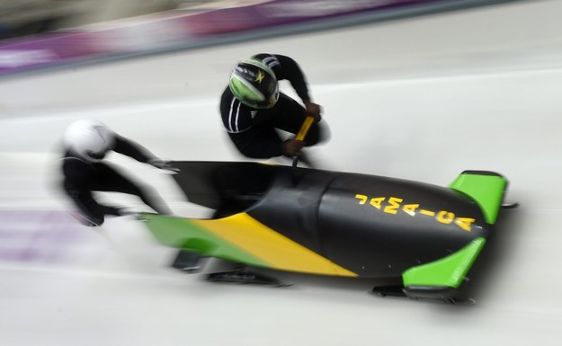 Bobsleiści z Jamajki podczas treningu /Tobias Hase /PAP/EPA