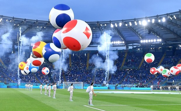 Boccelli, legendarni piłkarze i widowiskowe fajerwerki. Ceremonia otwarcia Euro 2020