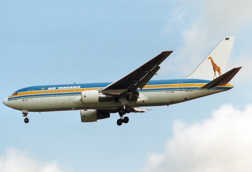 Boeing 767 ET-AIZ - samolot, który uległ katastrofie. Zdjęcie wykonano na lotnisku Londyn-Gatwick w 1991 roku. /Wikipedia