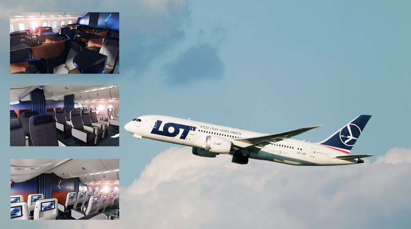 Boeing 787-8 Dreamliner LOT-u zmieni się nie do poznania. /fot. Kamil Wrzosek/ lot.com /materiały prasowe