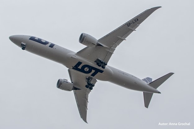 Boeing 787 Dreamliner w barwach LOT-u /fot. Anna Grochal /Materiały prasowe
