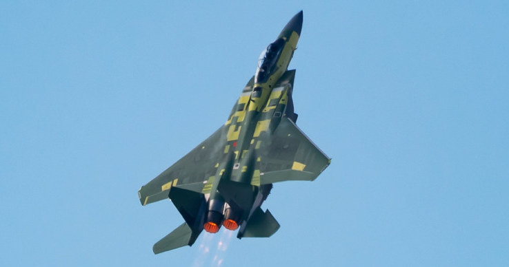 Boeing F15-EX z udanym lotem /materiały prasowe