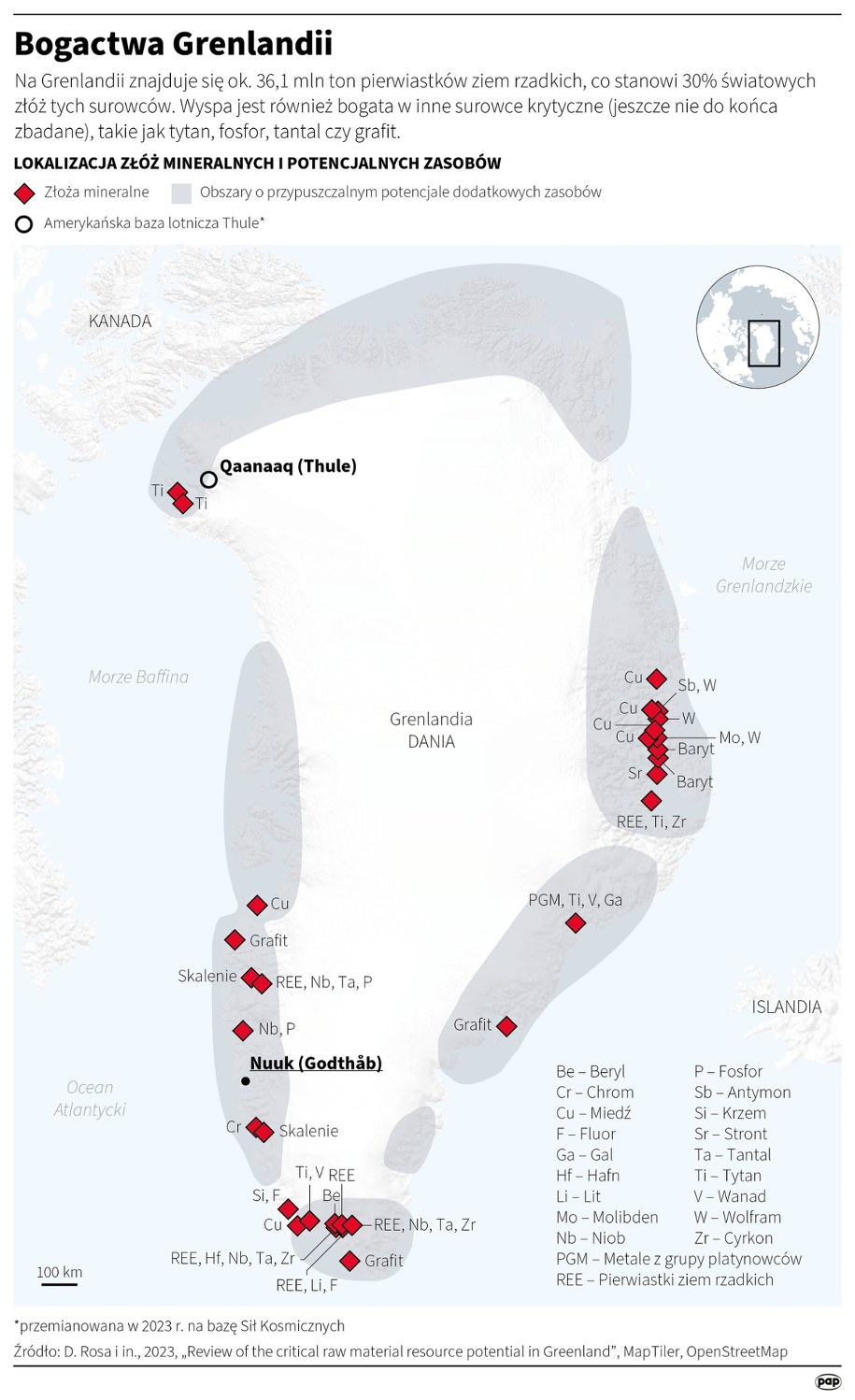 Bogactwa Grenlandii /Michał Czernek /PAP