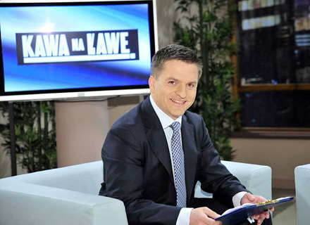 Bogdan Rymanowski, gospodarz programu "Kawa na ławę" /TVN