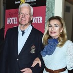 Bogumiła Wander z mężem na salonach