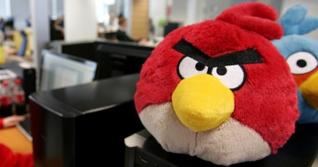 Bohater gry Angry Birds w formie pluszowej przytulanki /AFP