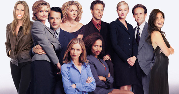 Bohaterowie serialu "Ally McBeal" /materiały prasowe