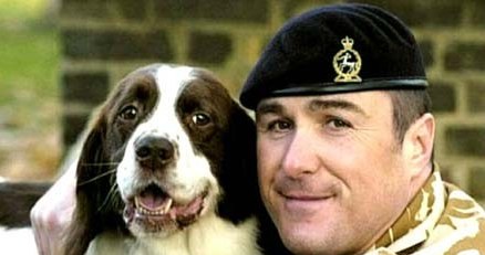 Bohaterski pies-saper Buster i jego opiekun sierżant Danny Morgan z armii brytyjskiej /MWMedia