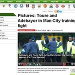 Bójka piłkarzy Manchesteru City na treningu