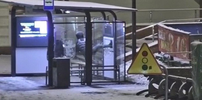 Bójkę zarejestrowały kamery. /monitoring miejski/KPP Szczecinek /