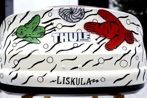 Boks Thule Pacific z grafiką Lisa Kuli /Thule