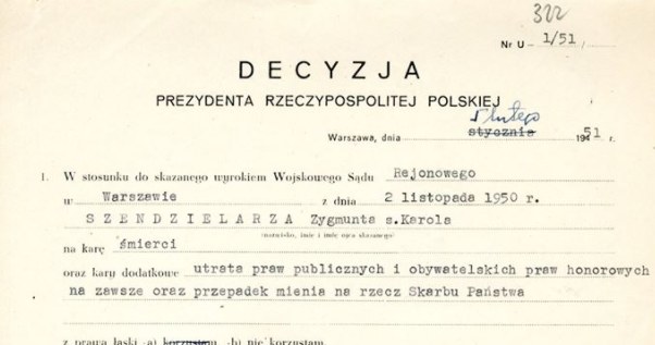 Bolesław Bierut z prawa łaski nie skorzystał /Archiwum Akt Nowych