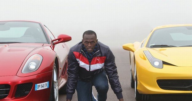 Bolt na torze Ferrari /INTERIA.PL