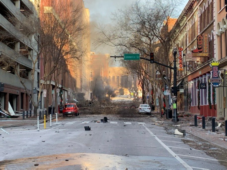 Bomba była podłożona w kamperze /NASHVILLE POLICE DEPARTMENT / HANDOUT /PAP/EPA
