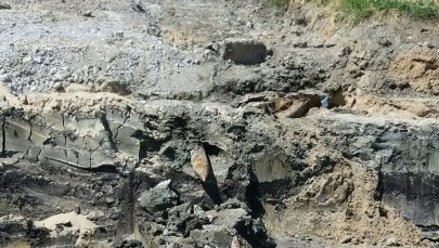 Bomba na budowie Trasy Łagiewnickiej w Krakowie