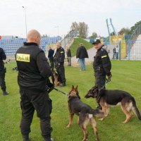 Policja przeszukuje stadion Ruchu Chorzów
