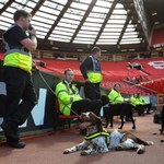 "Bomba" z Old Trafford miała nalepkę: "To jest pomoc szkoleniowa"