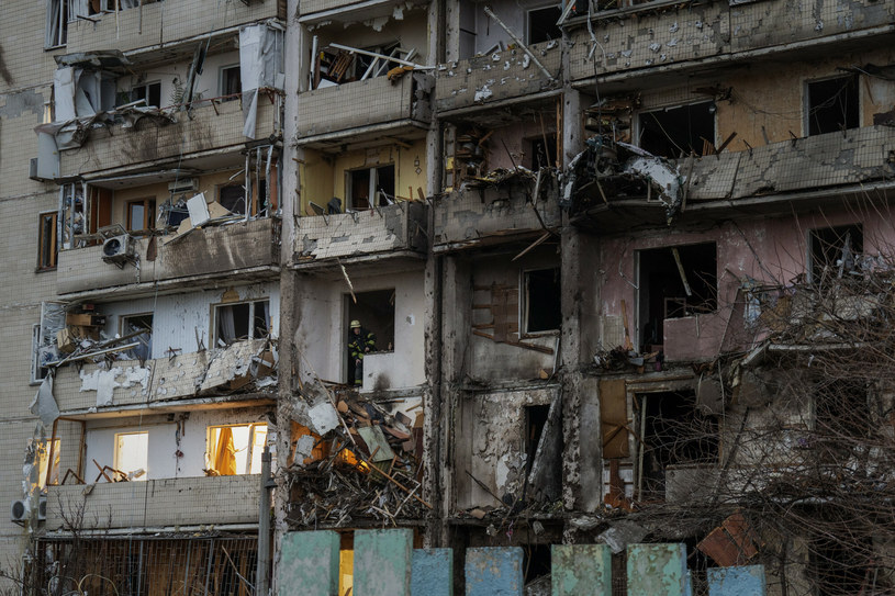 Bombardowanie w Kijowie /AP/Associated Press /East News