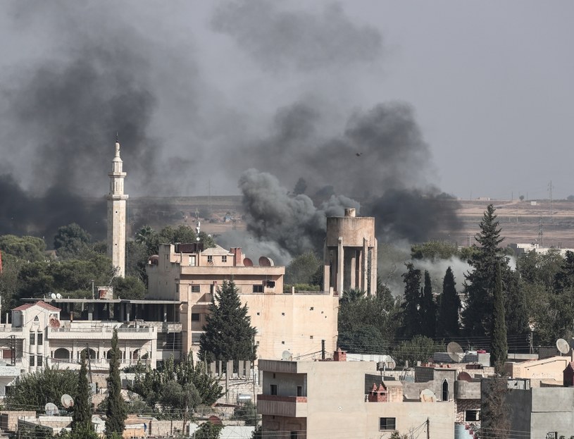 Bombardowanie w Syrii /SEDAT SUNA /PAP/EPA