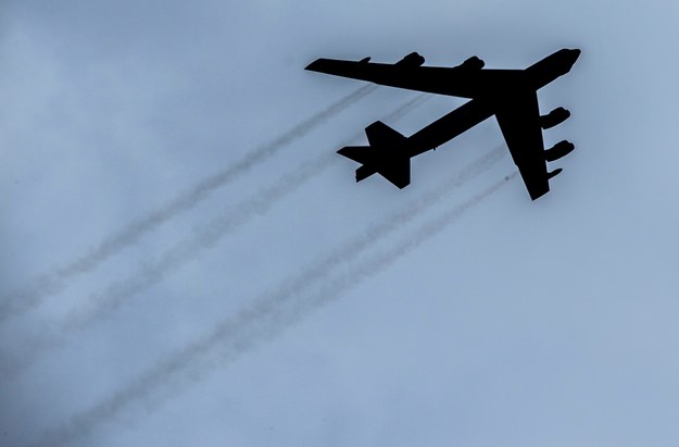 Bombowiec strategiczny B-52 /GEORGI LICOVSKI /PAP/EPA