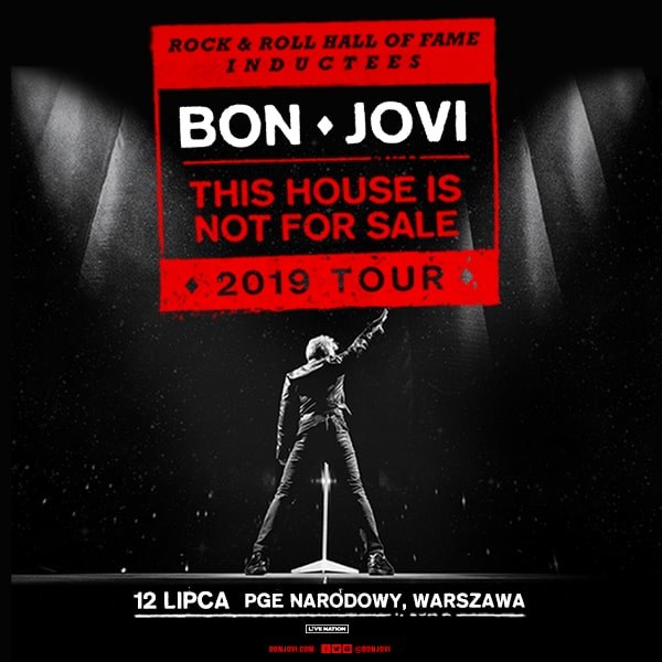 Bon Jovi zagra pierwszy w historii koncert w Warszawie na stadionie PGE Narodowym /Materiały prasowe