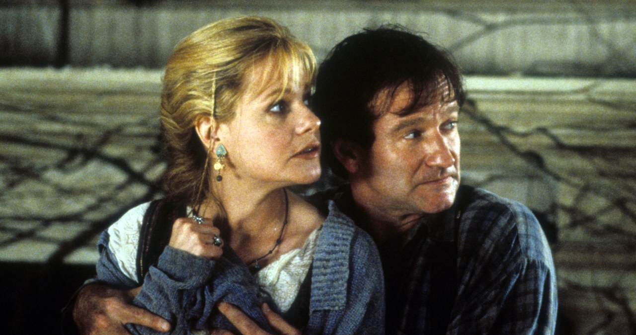 Bonnie Hunt i Robin Williams w filmie "Jumanji" z 1995 roku /Columbia TriStar / Handout /Getty Images