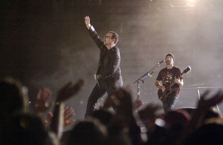 Bono i The Edge (U2) /arch. AFP
