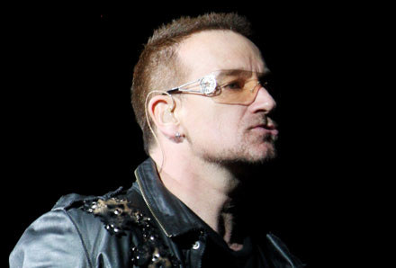 Bono, jeden z czterech liderów U2 fot. Dave Hogan /Getty Images/Flash Press Media