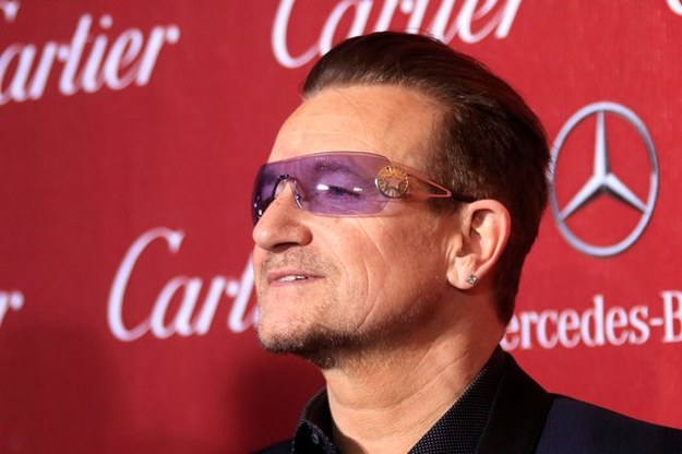 Bono - lider U2 /NINA PROMMER    /PAP/EPA