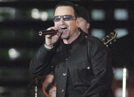 Bono - lider U2 /arch. AFP