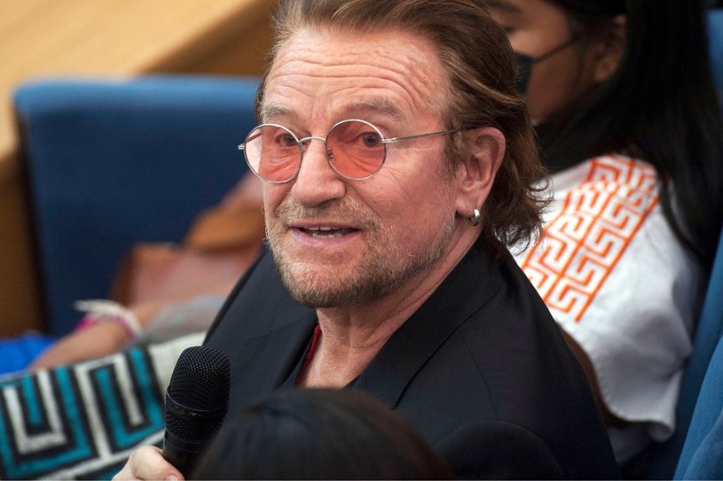 Bono lider zespołu U2 / Hans Lucas Agency /Agencja FORUM