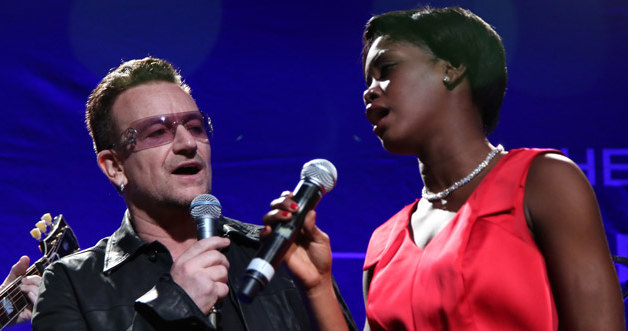 Bono miał wypadek na rowerze /Jonathan Leibson /Getty Images