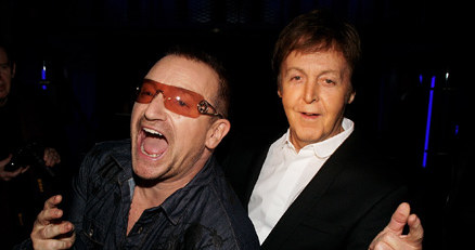 Bono (U2) i Paul McCartney rywalizują o Złoty Glob /Getty Images/Flash Press Media