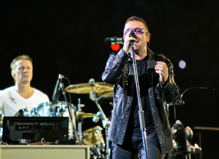 Bono (U2) w Chorzowie /fot. Bartosz Nowicki