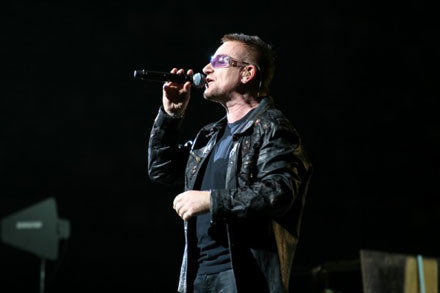 Bono (U2) w Chorzowie /fot. Bartosz Nowicki