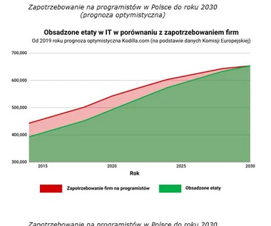 Boom na programistów w Polsce - wolnych 50 tys. wakatów 