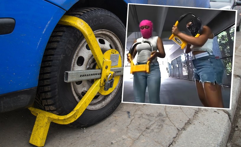 Boot Girls przekonują, że pomagają kierowcom, zdejmując blokady z kół. Nieźle na tym zarabiają / fot. Reporter, Krzysztof Kaniewski / YouTube ABC News /