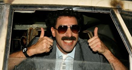 Borat nie traci świetnego humoru - fot. Kevin Winter /Getty Images/Flash Press Media