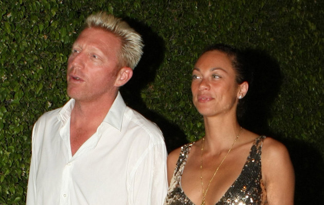 Boris Becker z żoną &nbsp; /Splashnews